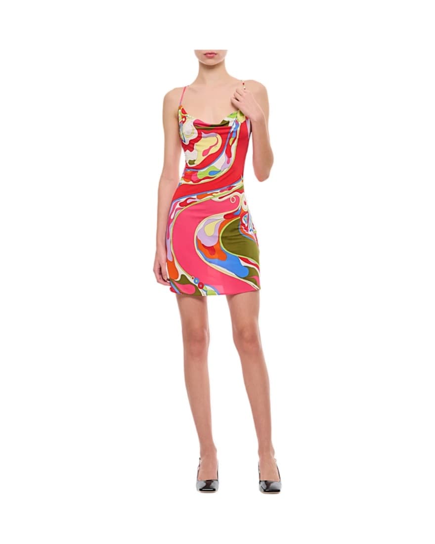 PUCCI Orchidee Print Mini Dress  - Image 2