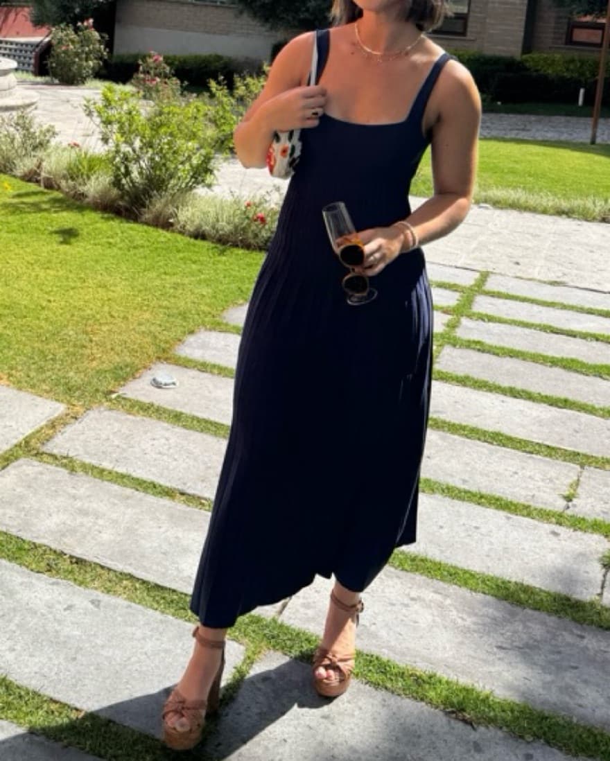 Staud Ellison Midi Dress - Image 3