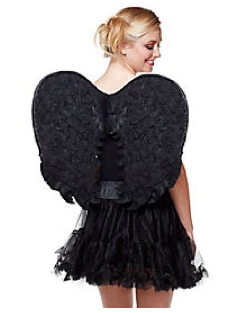 Black Velvet Angel Wings  - Image 2