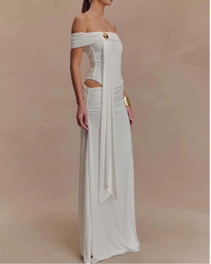 Meshki Maxi Cutout Dress - Image 3