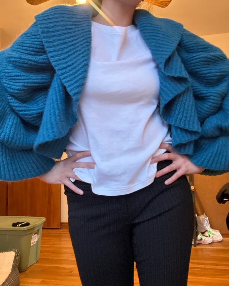 Turquoise Shrug - Image 4
