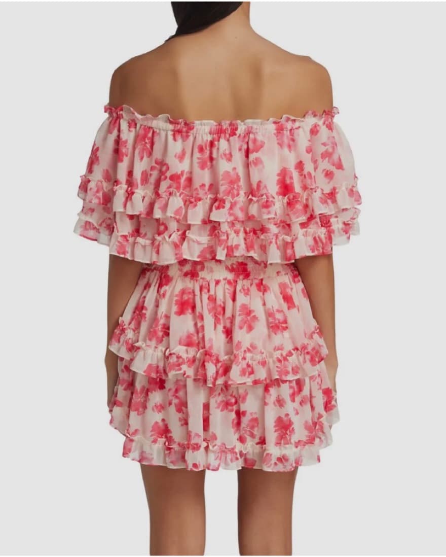 Misa los angeles floral mini dress - Image 3