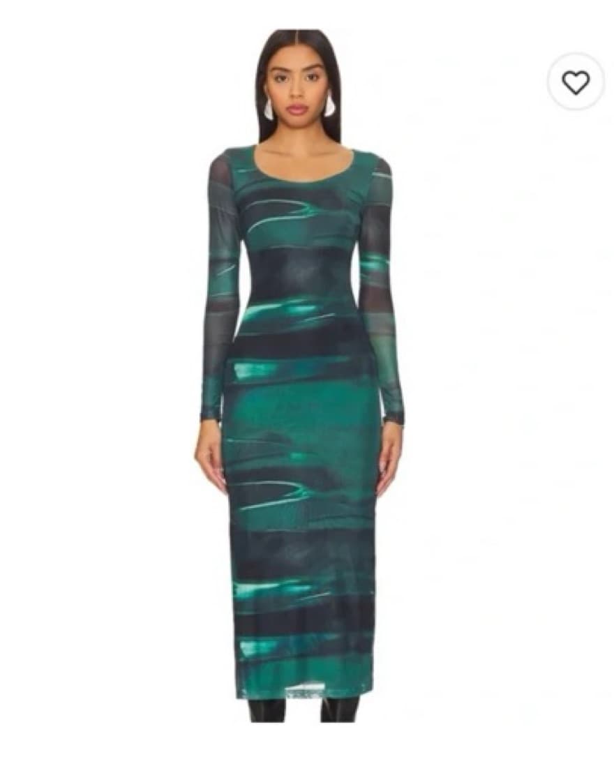 Remi x Revolve Nicole Dress in Teal Blue - Image 1