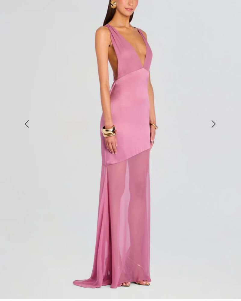 Retrofete Rosetta Silk Dress - Image 2