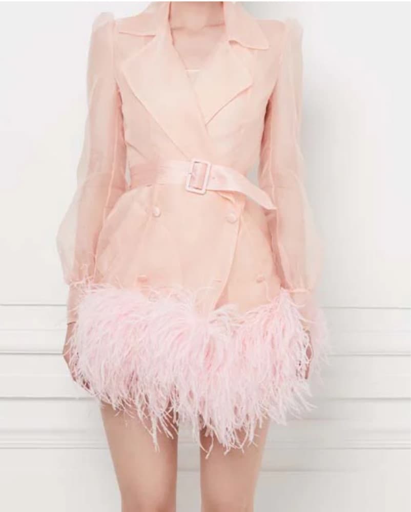 Pink trench dress  - Image 2