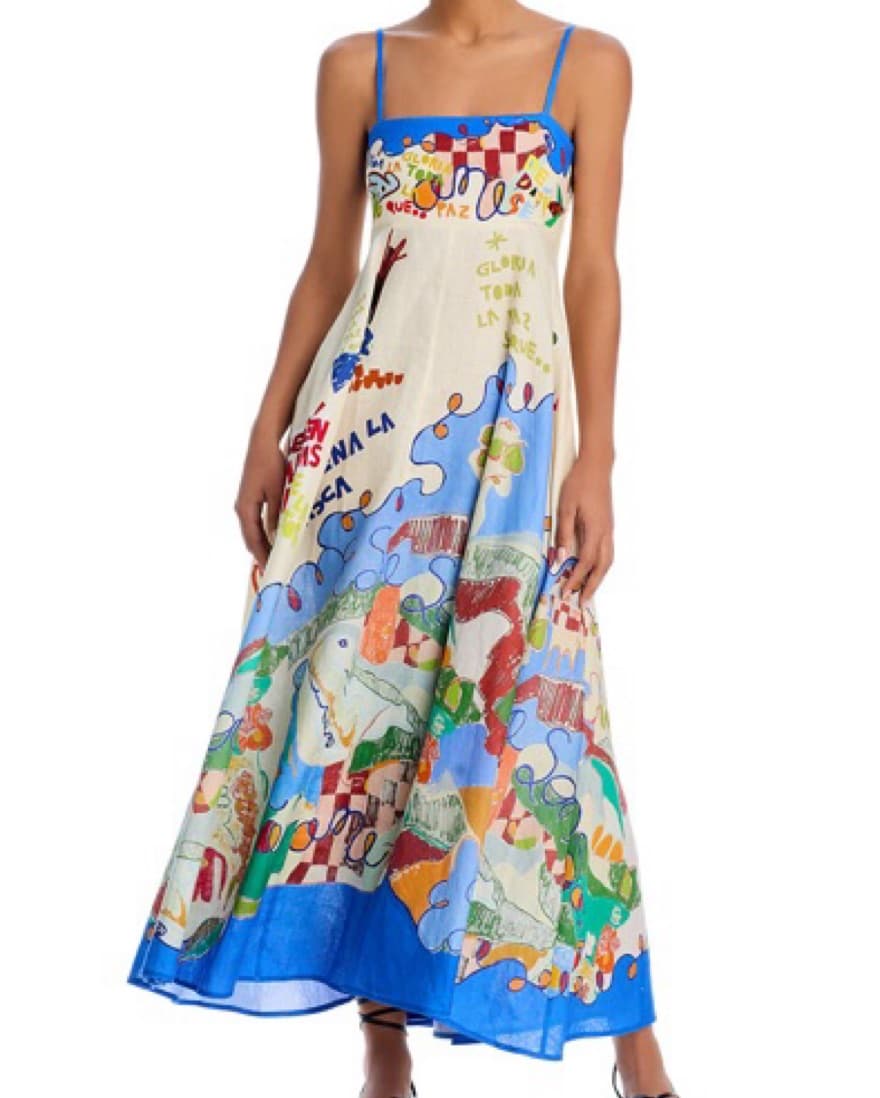 Alemais Nadia Linen Sundress - Image 1