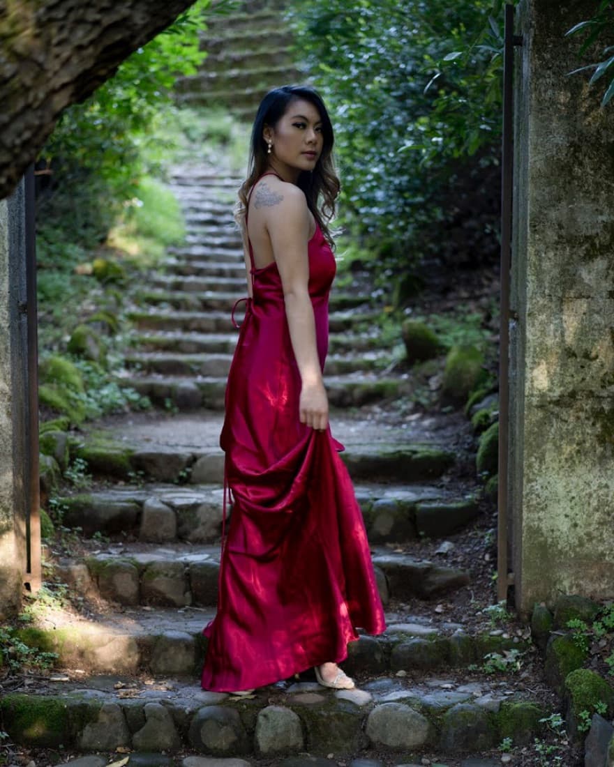 Red Formal Dress - Image 1