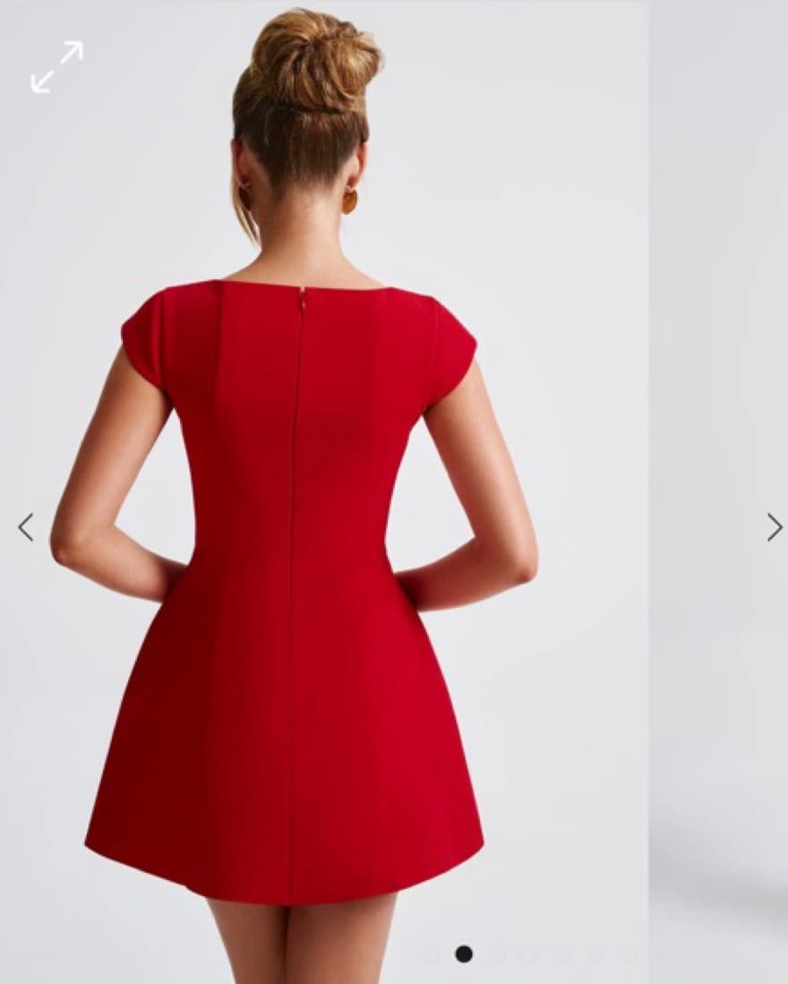 Stunning Red Cocktail Dress - Image 3