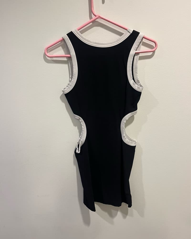Black Bodycon Dress w/ side cut outs - Image 4