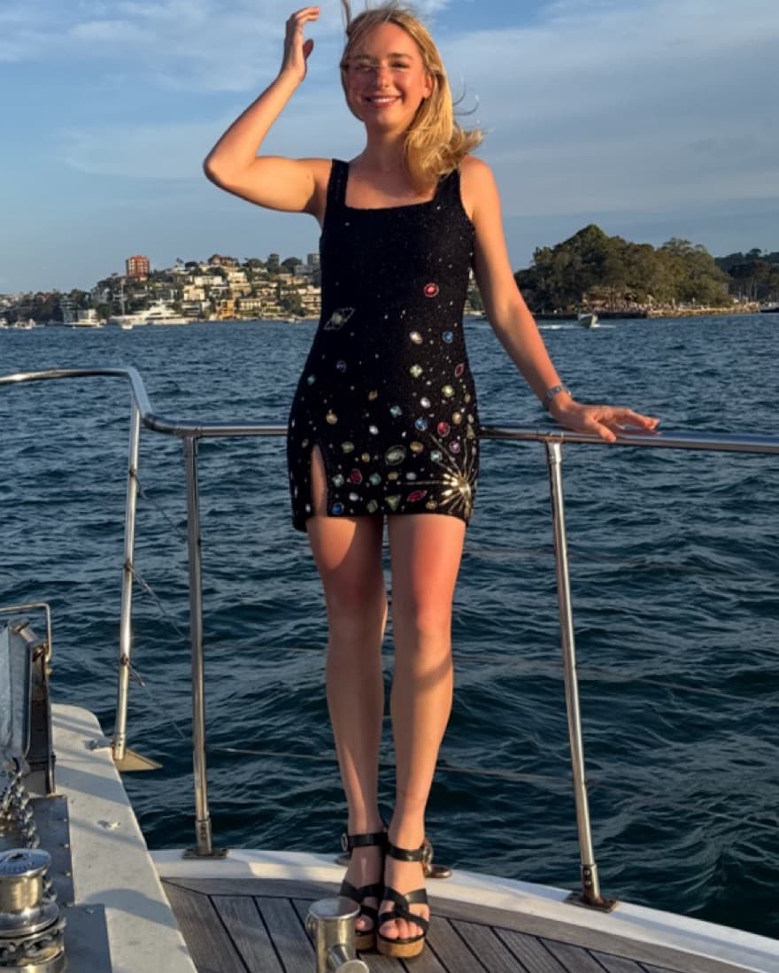Staud Le Sable Dress Black Celestial - Image 1