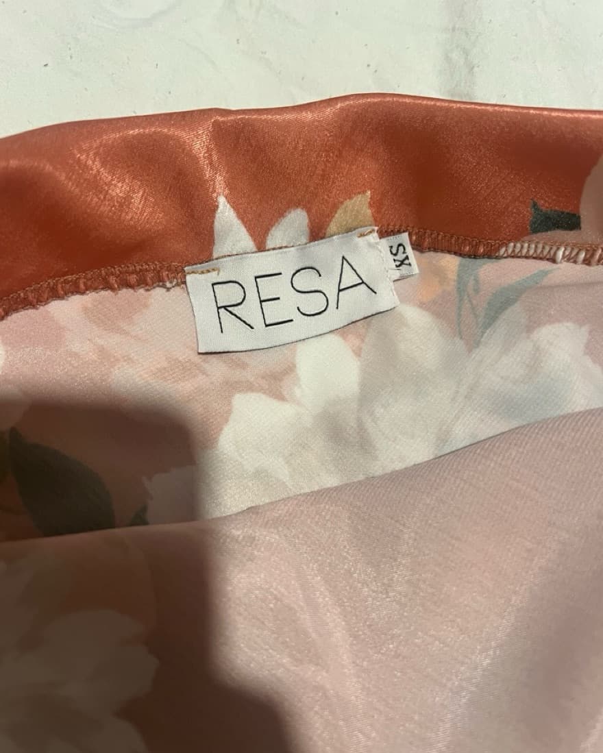 Resa Anna Slip Terracotta Pink Floral - Image 5