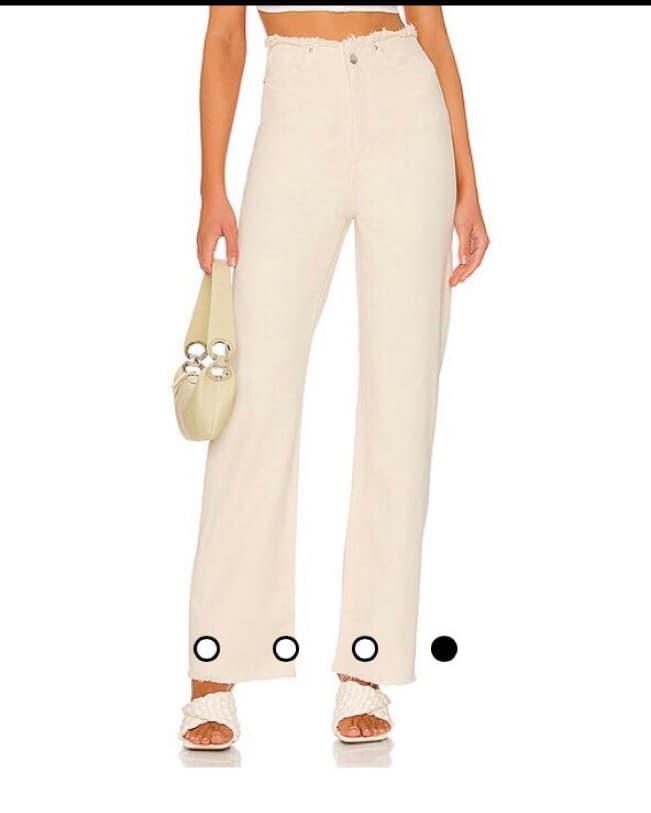 We Wore What Cream Jeans - Image 1