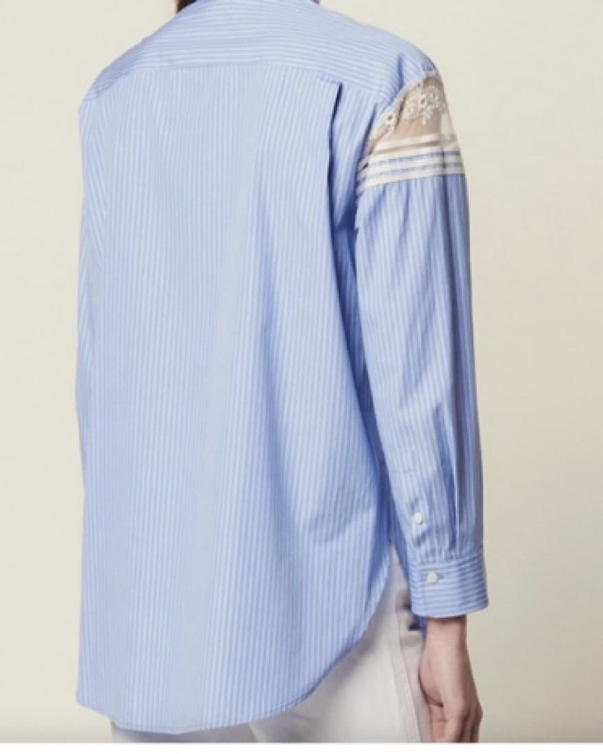 Blue Sandro Button Down - Image 2