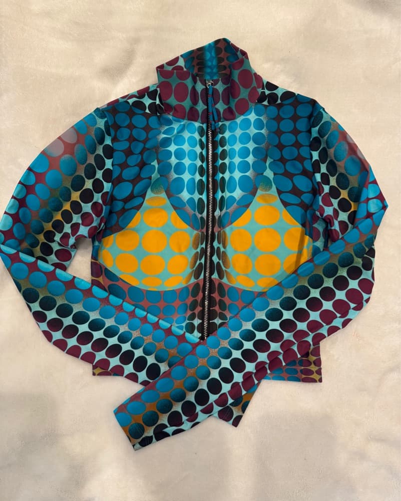 Jean Paul Gaultier Blue Dots Jacket - Image 2