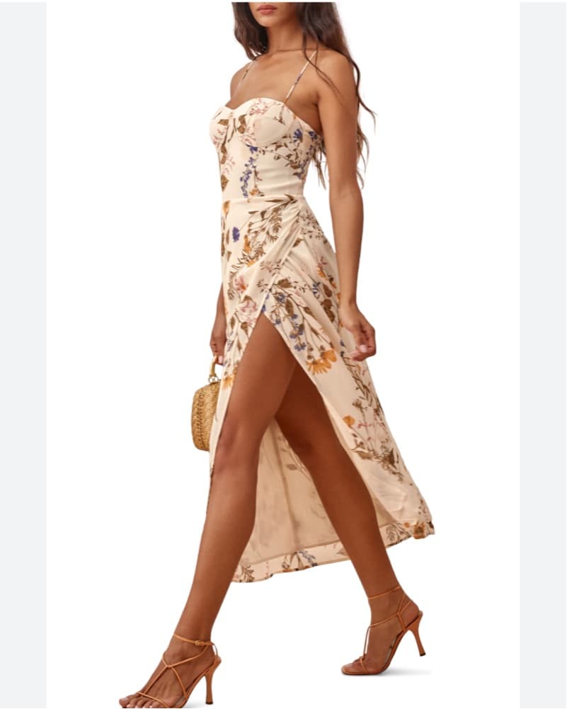 Reformation Floral Midi Dress - Image 2