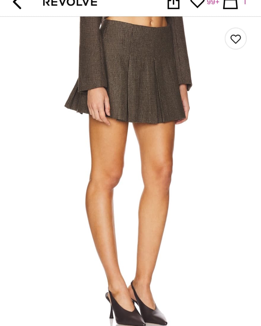 Astr The Label Plaid Skirt  - Image 1