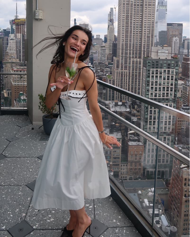 Revolve White Midi Dress - Image 2