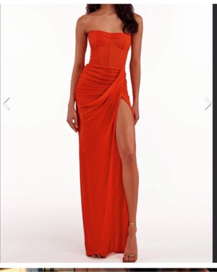 Milla Coral Corset Dress Xxs - Image 1
