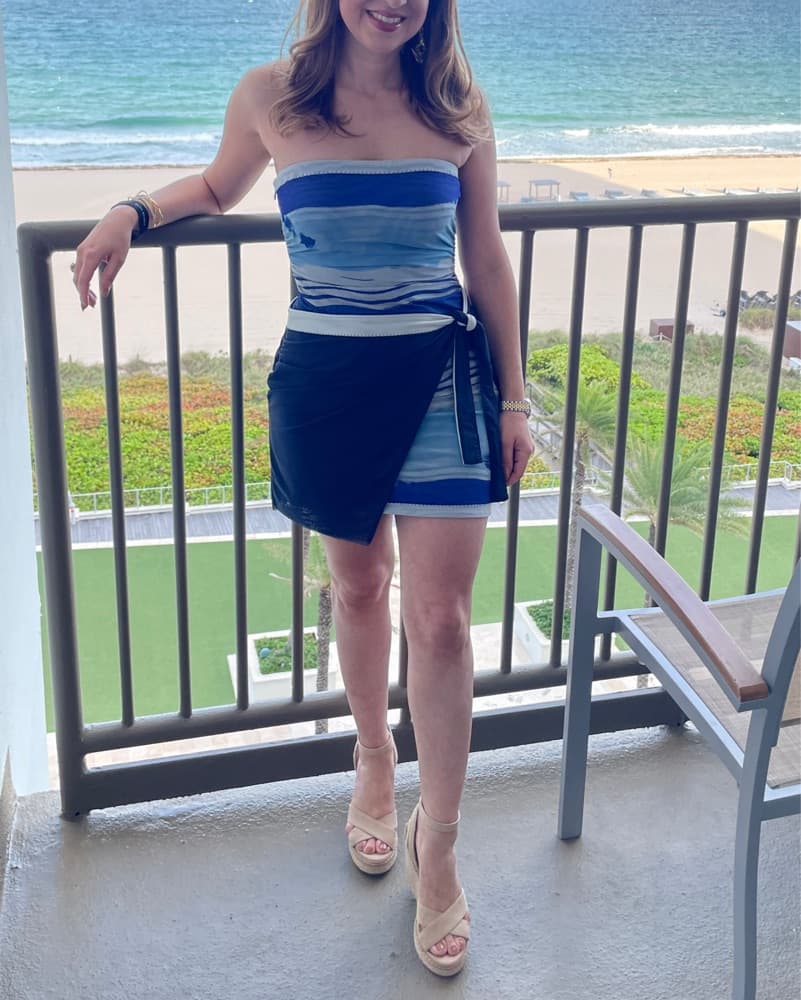 SIR Breeze Strapless Mini Dress - Image 2