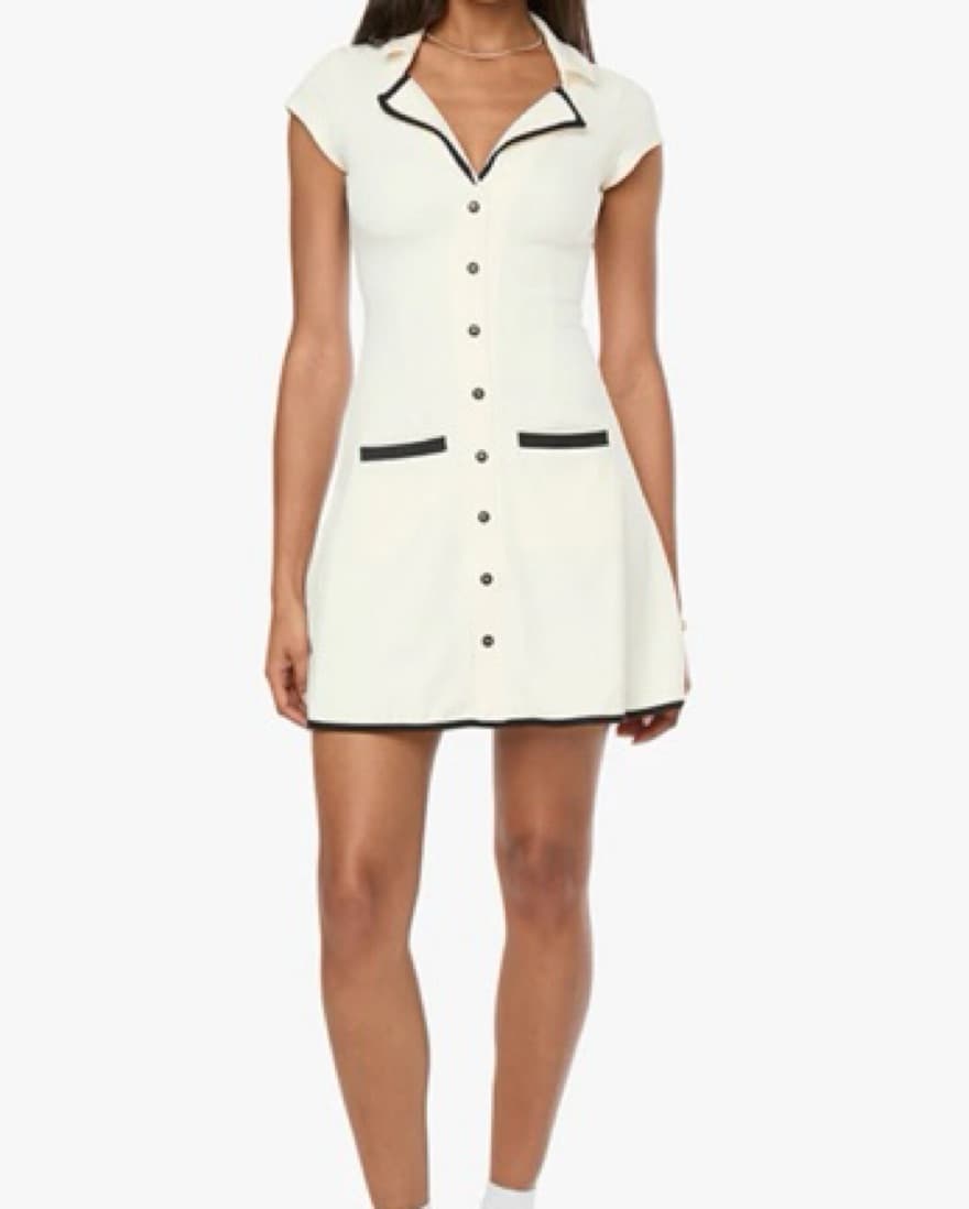 We Wore What Collared Mini Dress - Image 1