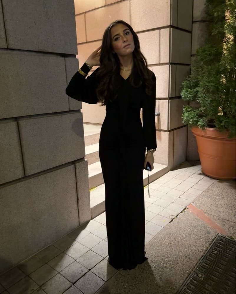 SELF PORTRAIT black Maxi Modest Gown - Image 1