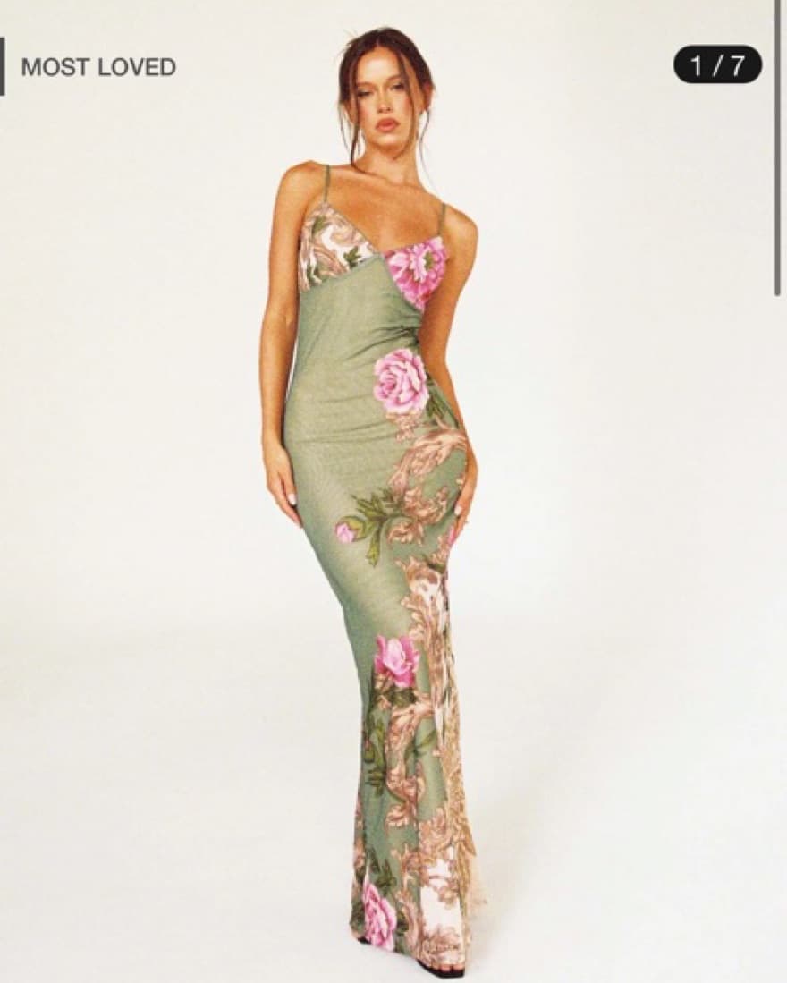 Tiger mist Julianna green Maxi Dress - Image 2