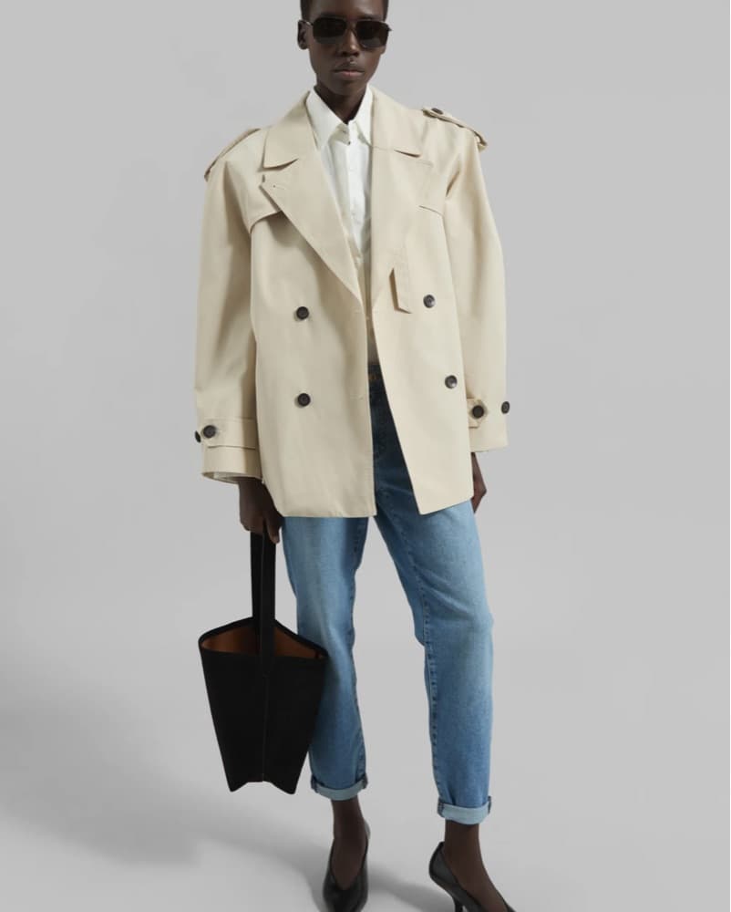 The Frankie Shop Mysen Short Trench - Image 3