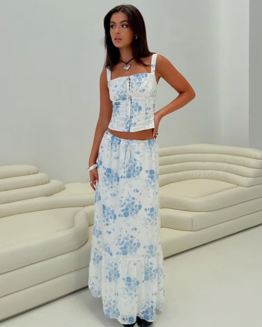 Princess Polly Floral Maxi Skirt Set - Image 1