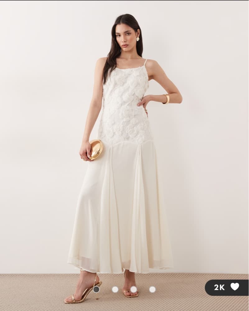 ASOS Floral Dress | Bridal - Image 1