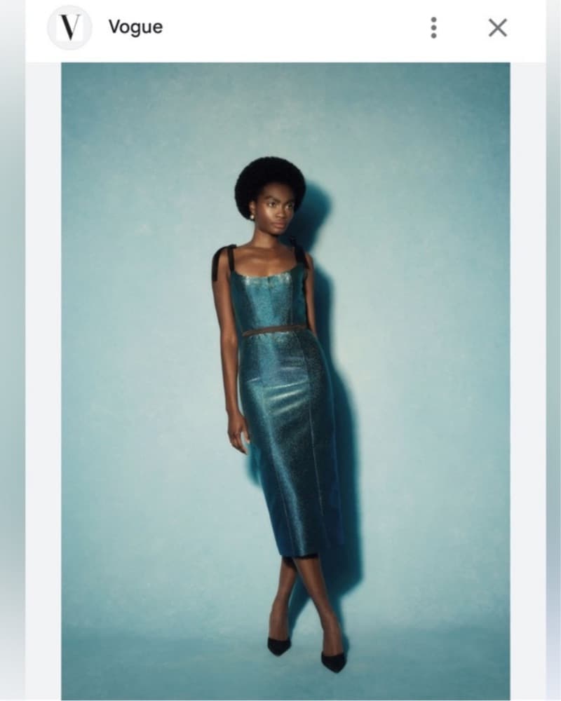 Markarian blue dress Size 2-4  - Image 3