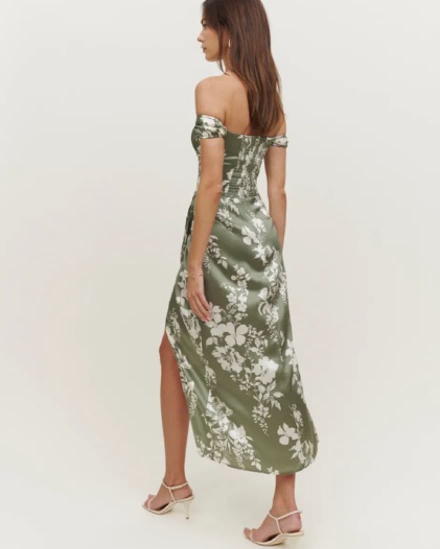 Reformation Floral Midi Dress - Image 3
