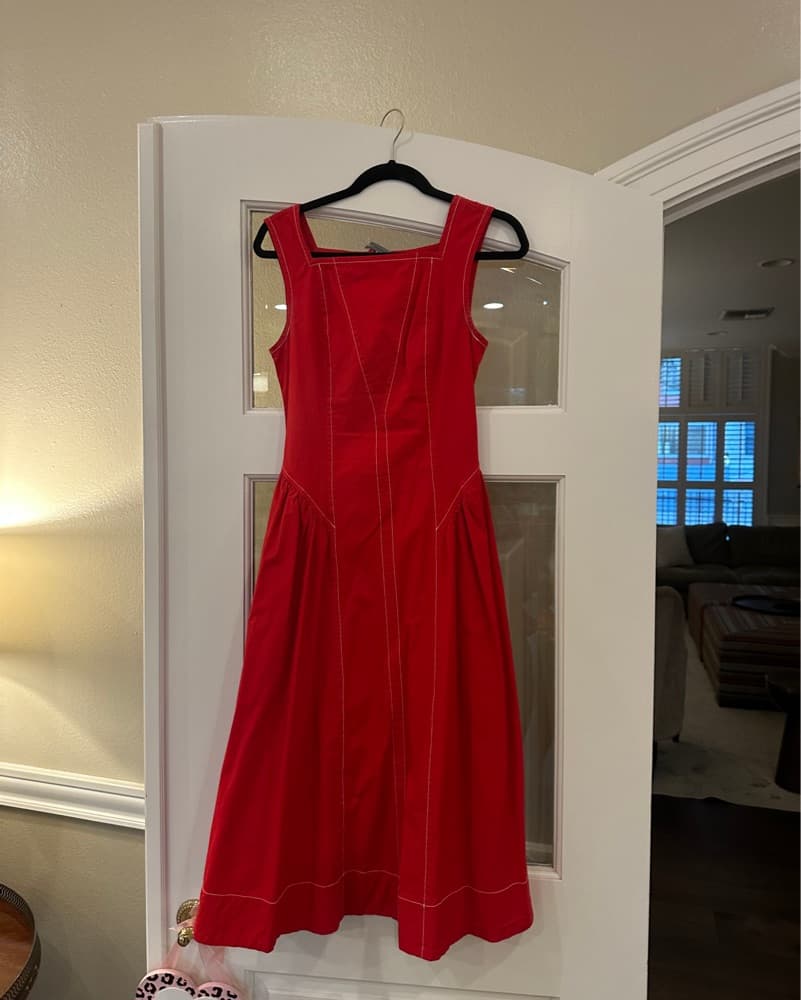 Anthropologie Red Dress! - Image 1