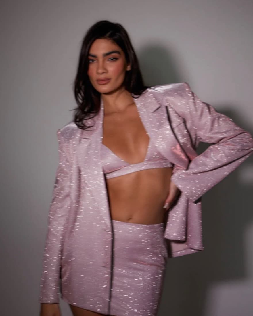 SLA The Label Pink Paloma Blazer  - Image 2