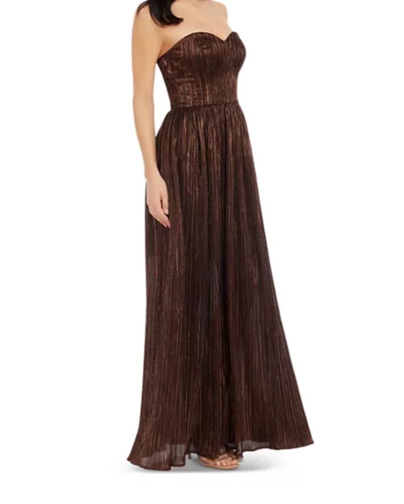 Dress The Population Audrina Plissé Gown - Image 4
