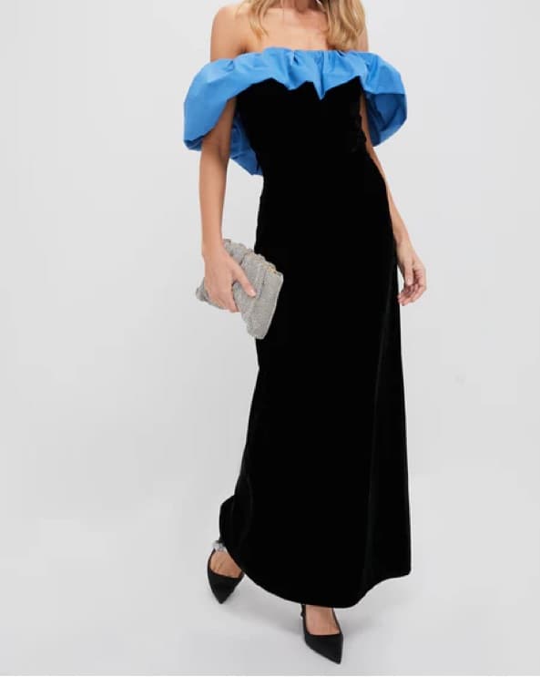 TUCKERNUCK Zanzibar Blue and Black Dress - Image 2