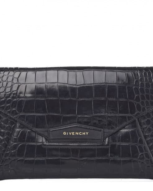 Givenchy Crocodile Enevelope Clutch - Image 1