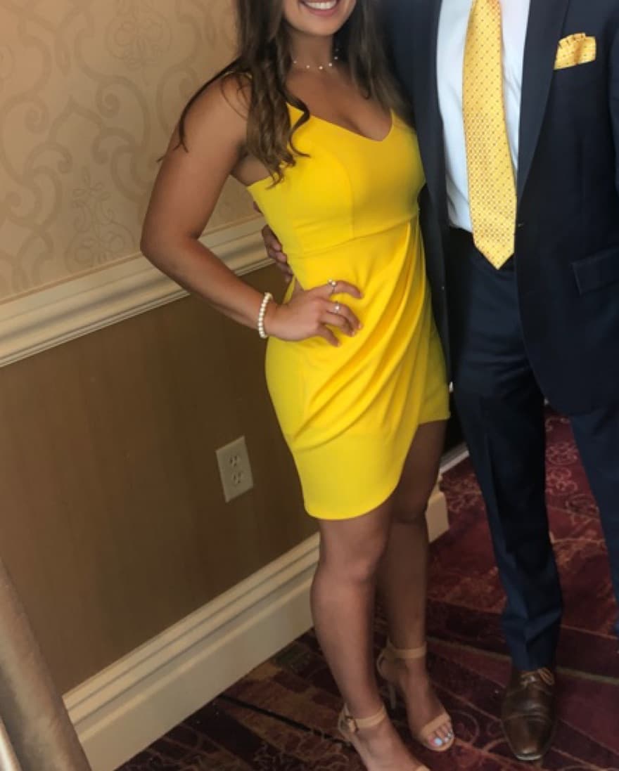Yellow Lulus Formal Dress - Image 1