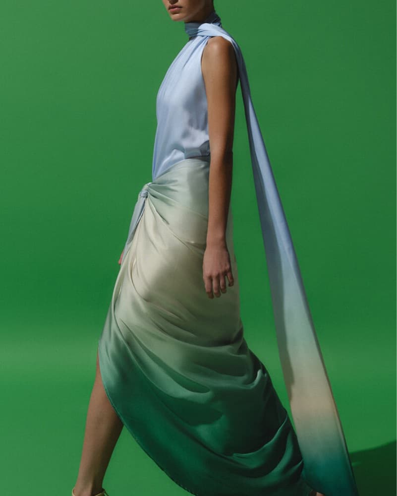 Baobab Lora Scarf-Detailed Midi Dress - Image 4