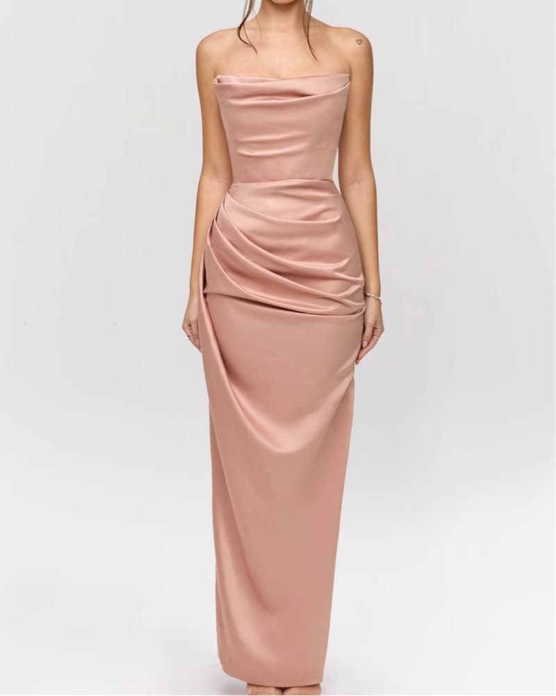 House of CB Adrienne Strapless Gown - Image 2