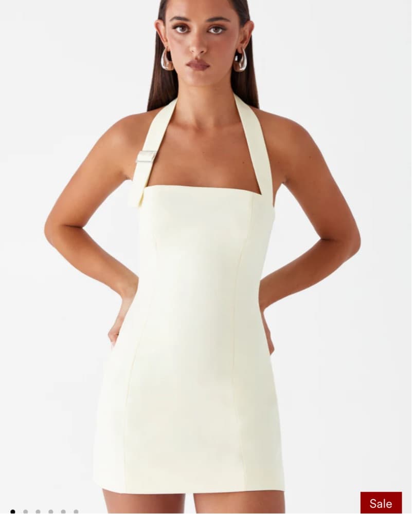 Elegant Halter Bodycon Dress - Image 1