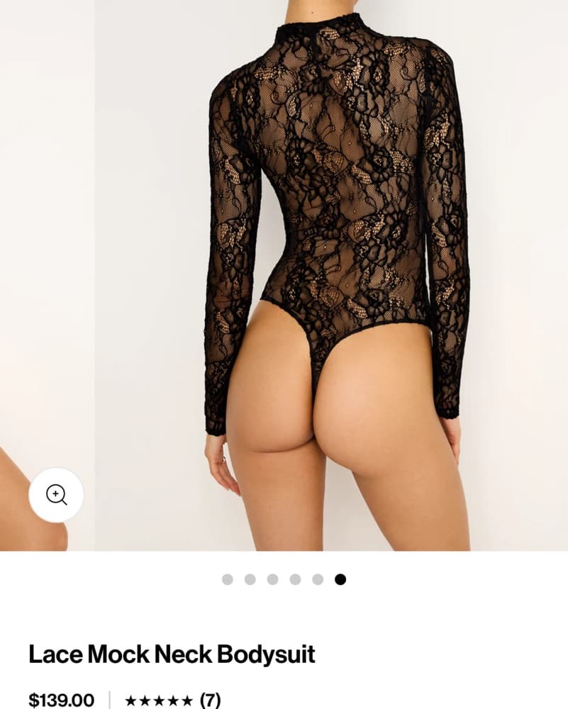 Black Lace Bodysuit  - Image 4