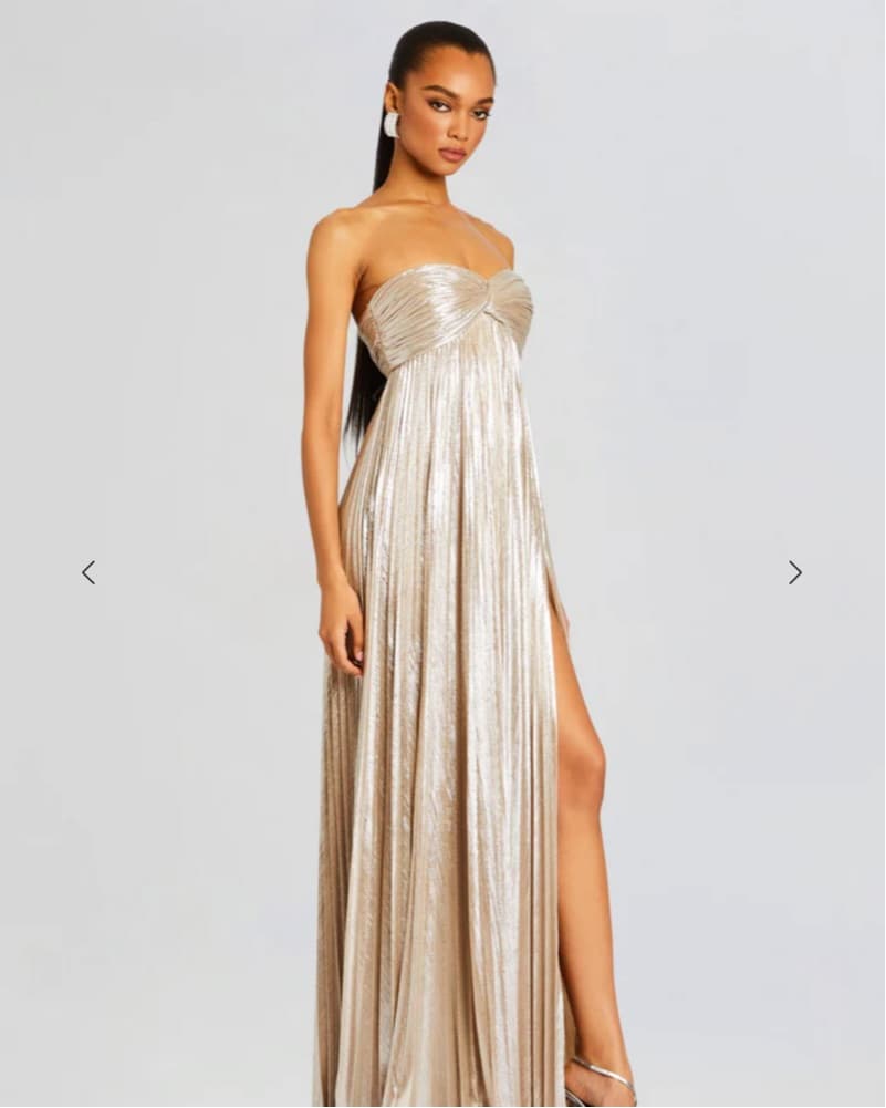 Retrofete Zoa Dress In Champagne - Image 2