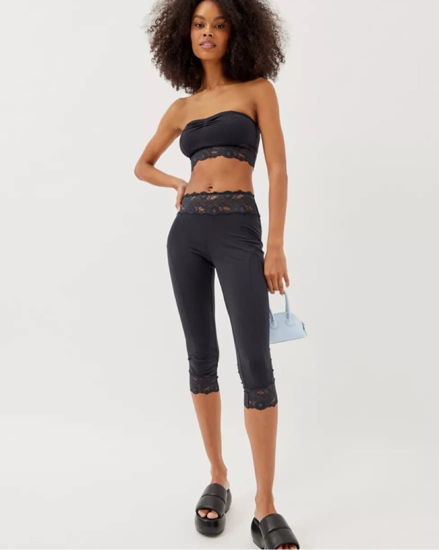 Kora Lace Tube Top & Capri - Image 2