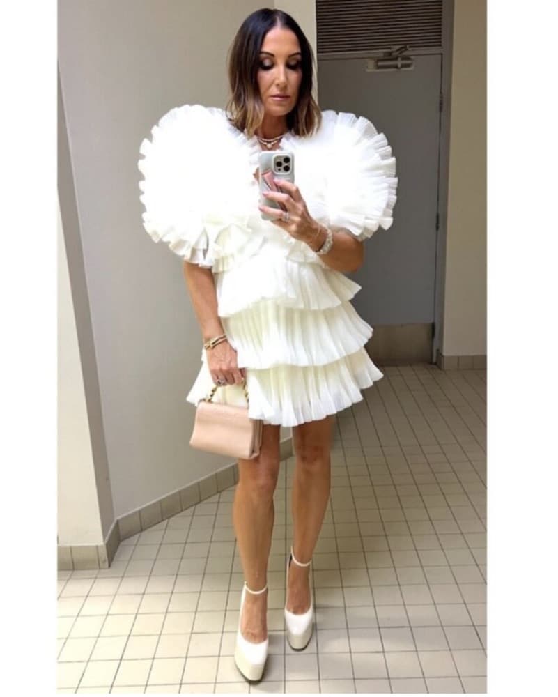 ACLER Spenmoss Pleated Ruffle Minidress  - Image 1
