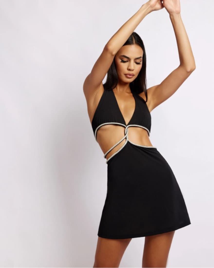 Halter Cutout Mini dress  - Image 1
