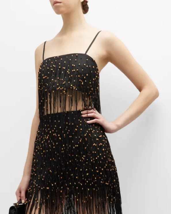 Anna Quan Beaded Set Fringe  - Image 5