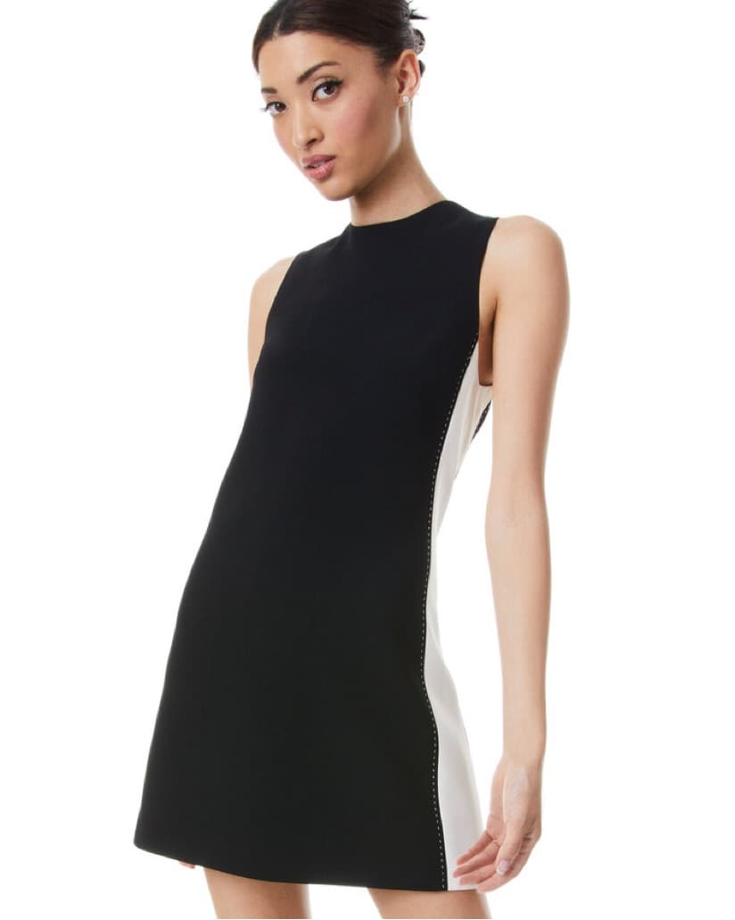 Alice + Olivia Coley Panel Shift Dress - Image 1