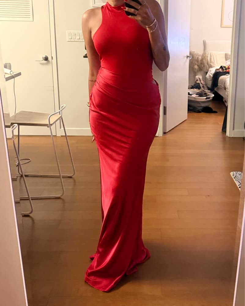Commense Cutout Panel Sexy Slim Dress - Image 3