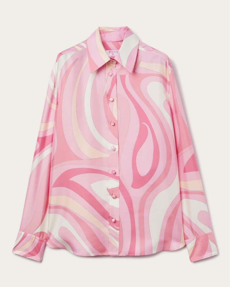 Pucci - MARMO PRINT SILK SHIRT  - Image 1