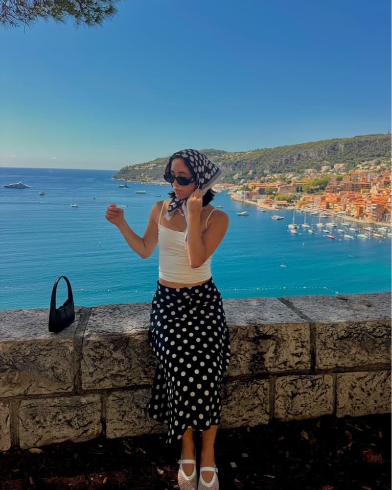 Blue polka dot Skirt! - Image 3